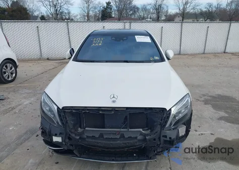 2016 Mercedes-Benz S 550 4Matic из США, поврежденный, VIN WDDUG8FB5GA209779